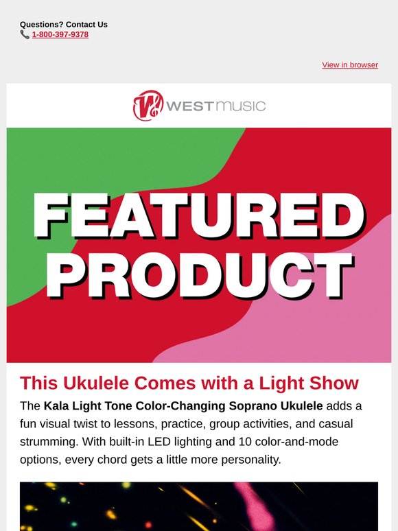 This Ukulele Glows While You Play