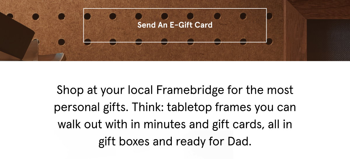 Send An E-Gift Card