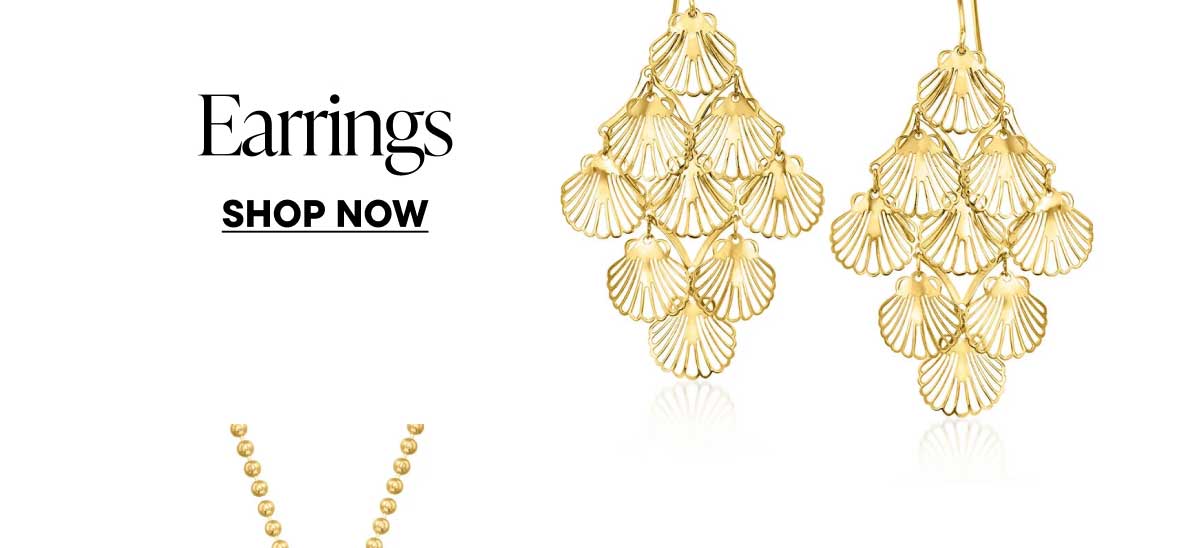 Earrings. Shop Now
