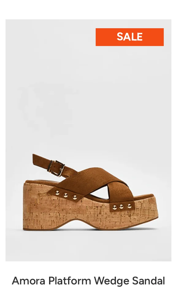 Amora Platform Wedge Sandal