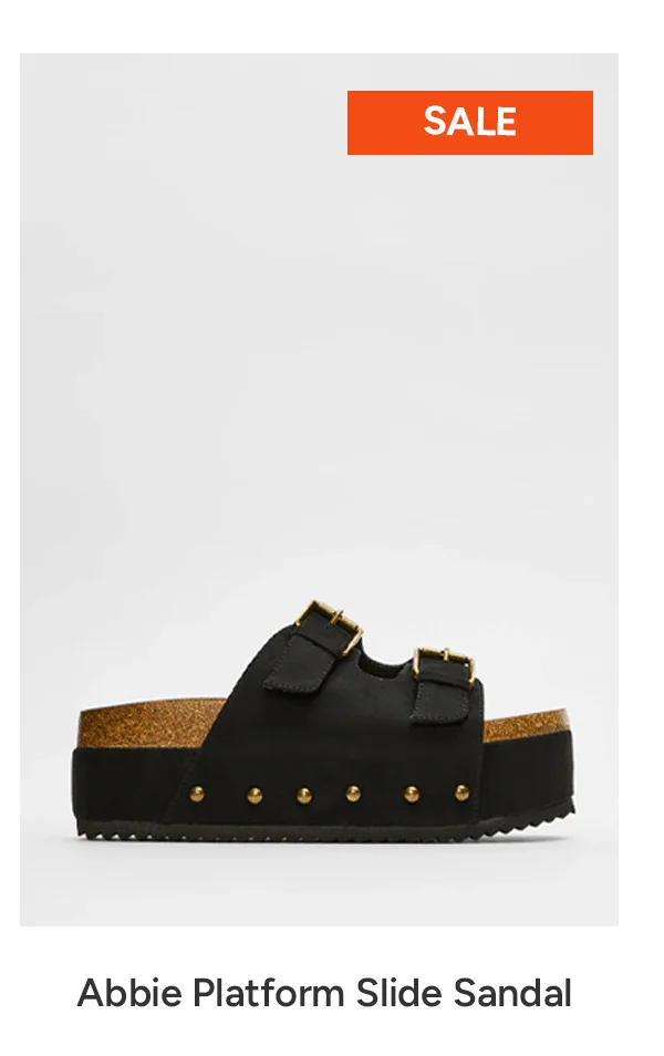 Abbie Platform Slide Sandal