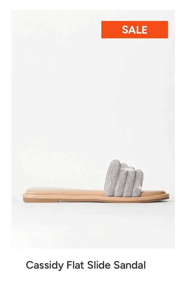 Cassidy Flat Slide Sandal