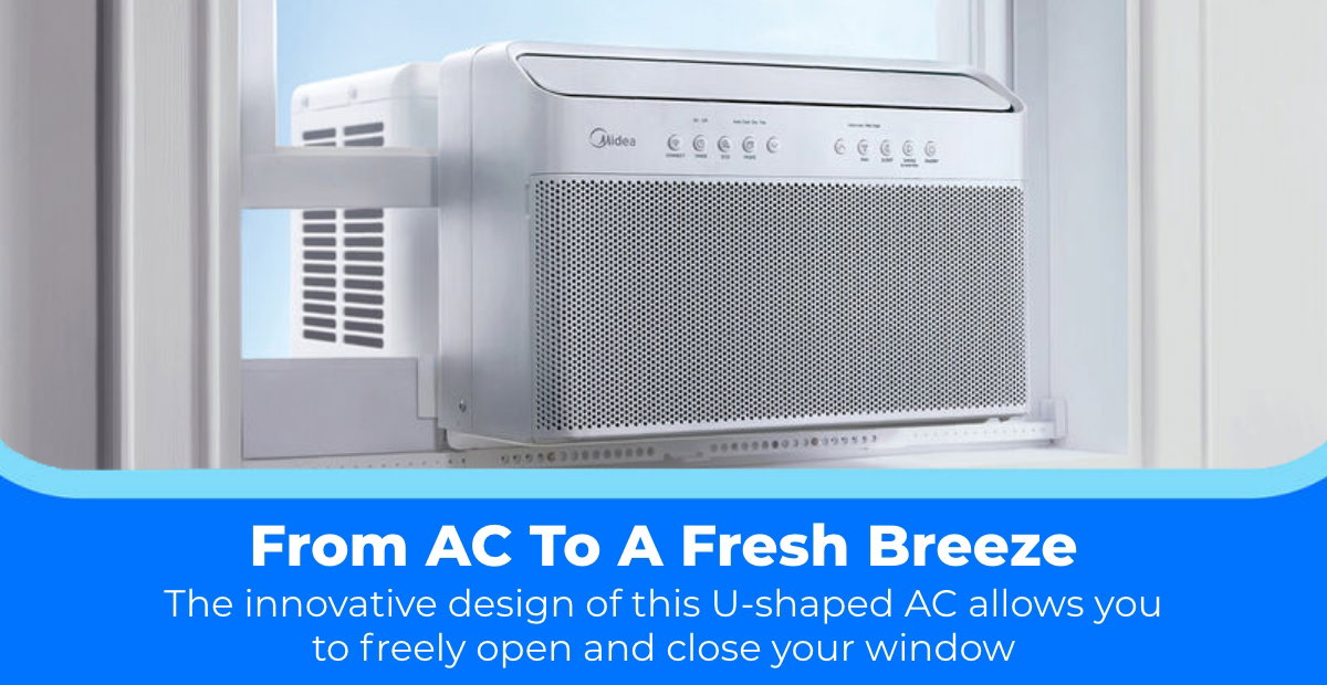 Midea Smart Window Air Conditioner with Inverter