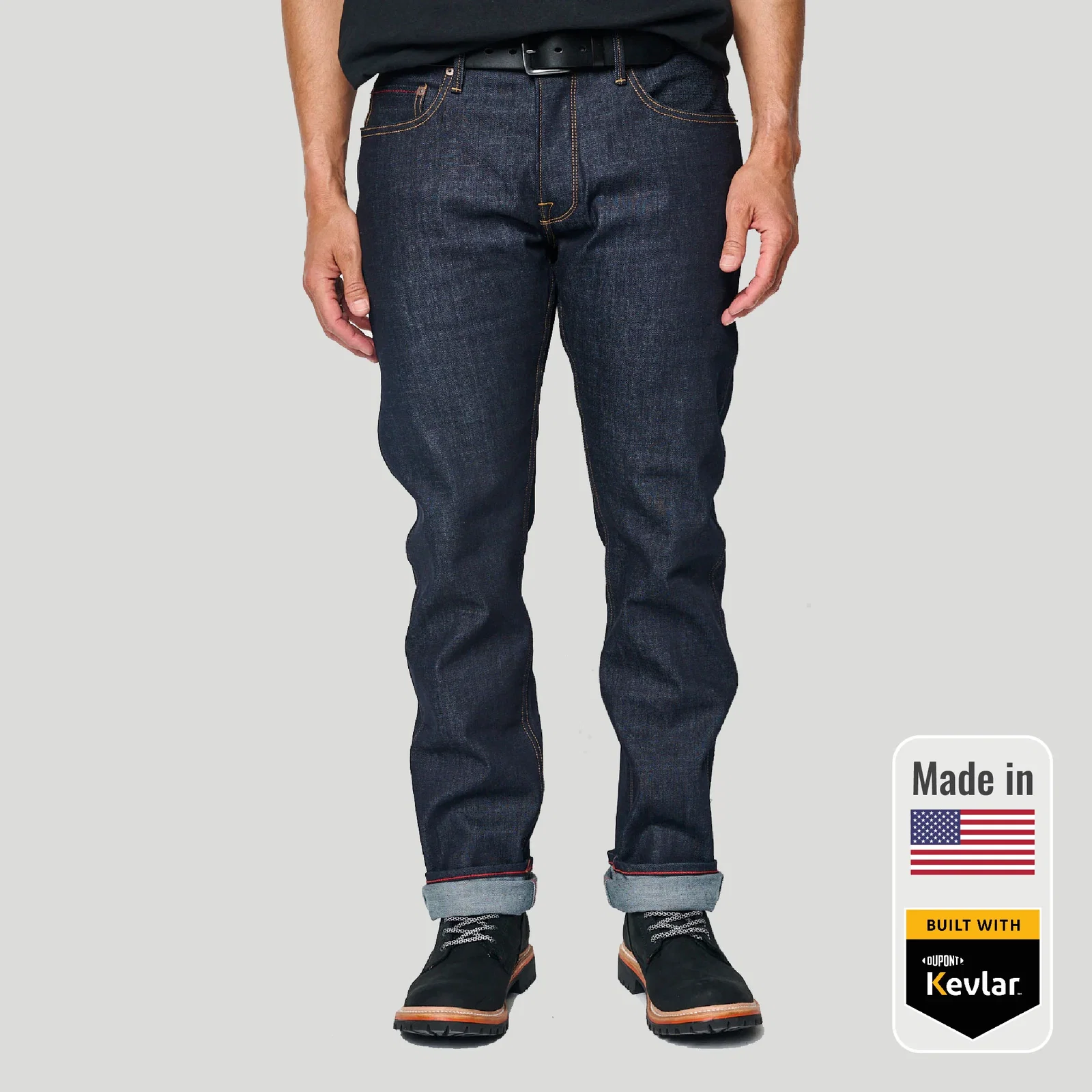 Image of American Archetype Straight Fit Riding Jeans