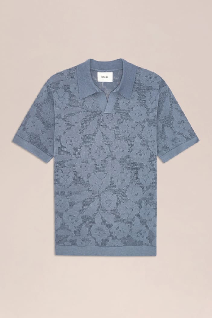 Ryan Flower Stitch Polo