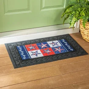 Red, White, and Blue Stars Sassafras Switch Mat