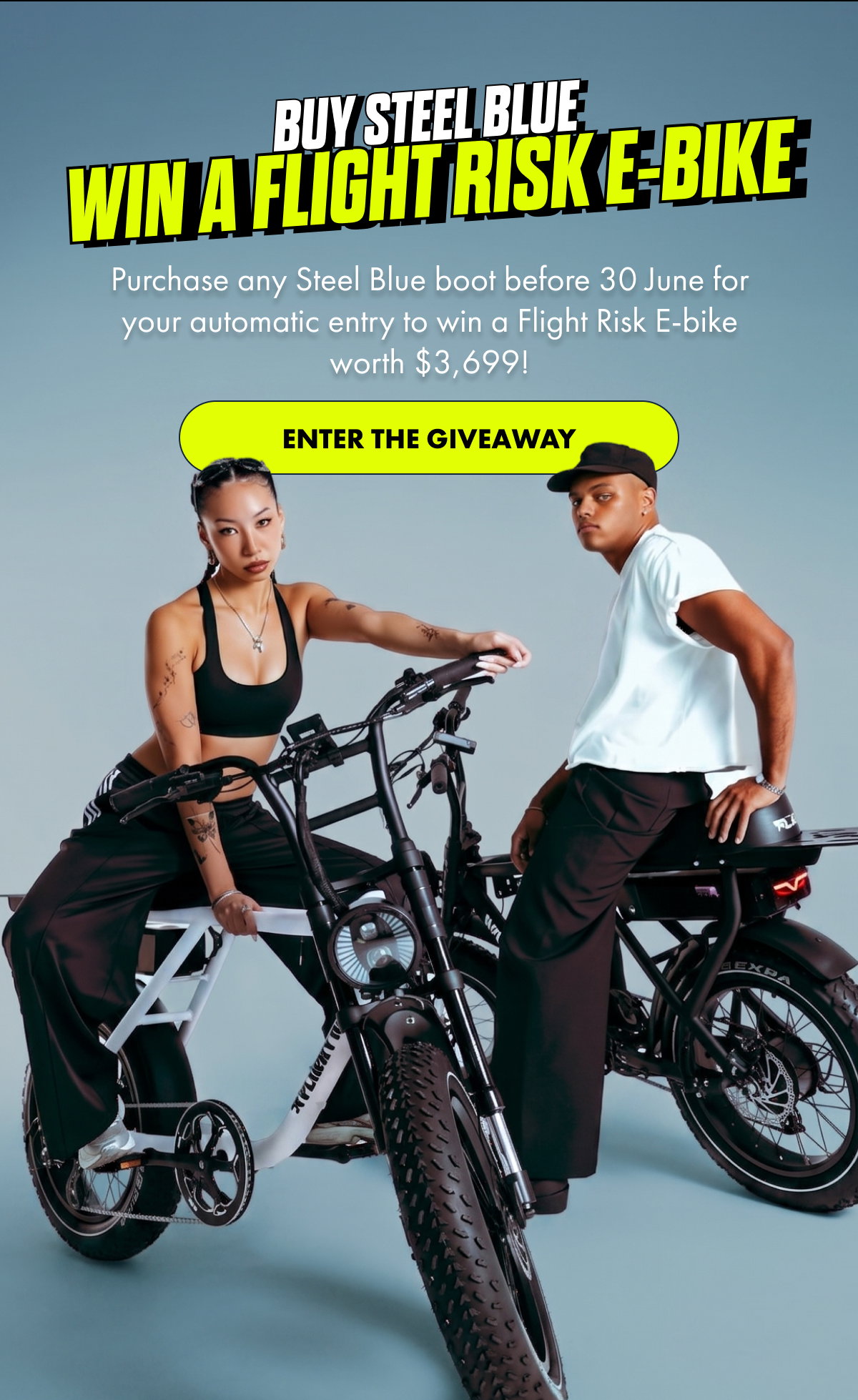 BUY STEEL BLUE WIN A FLIGHT RISK E-BLUE | ENTER THE GIVEAWAY