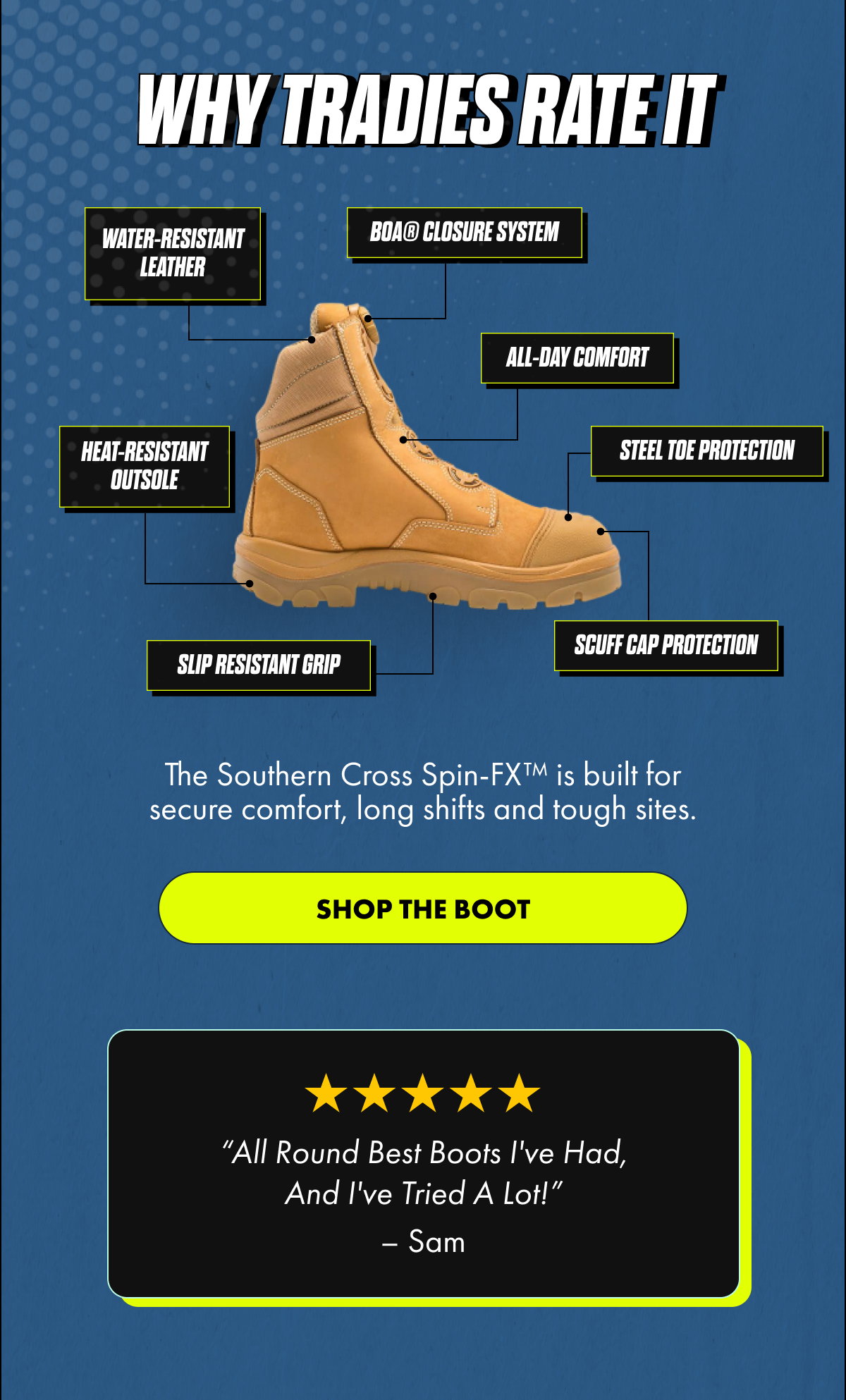 WHY TRADES RATE IT | SHOP THE BOOT 