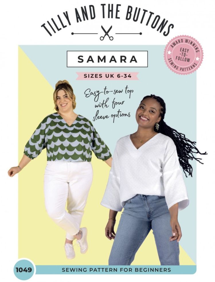 Tilly and the Buttons Paper Sewing Pattern Samara Top