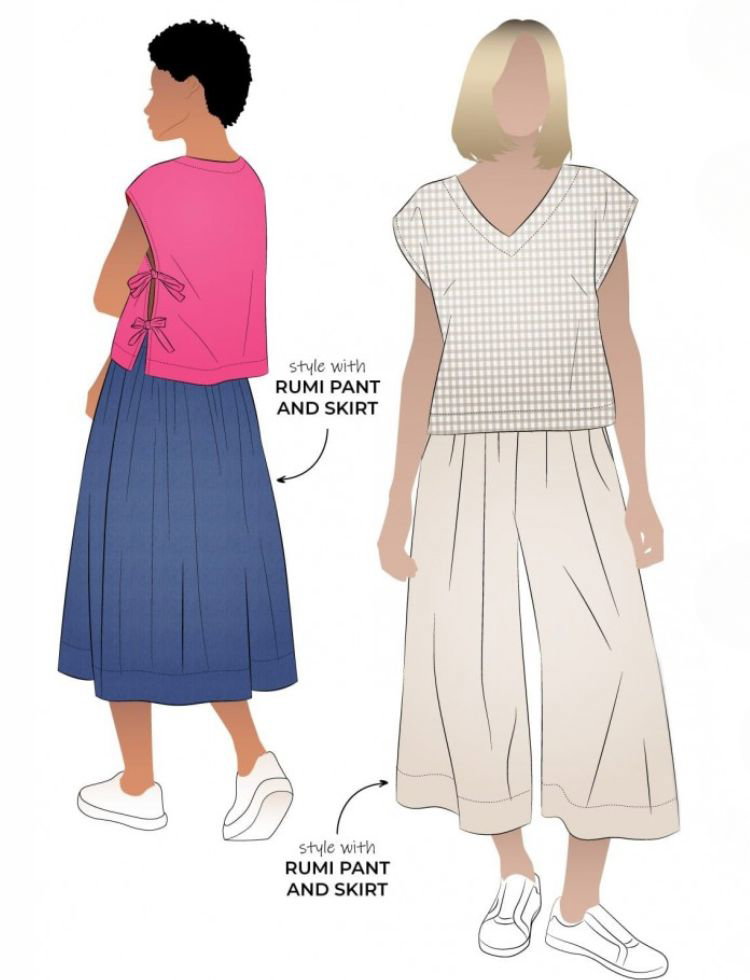 Style Arc Paper Sewing Pattern Rumi Top