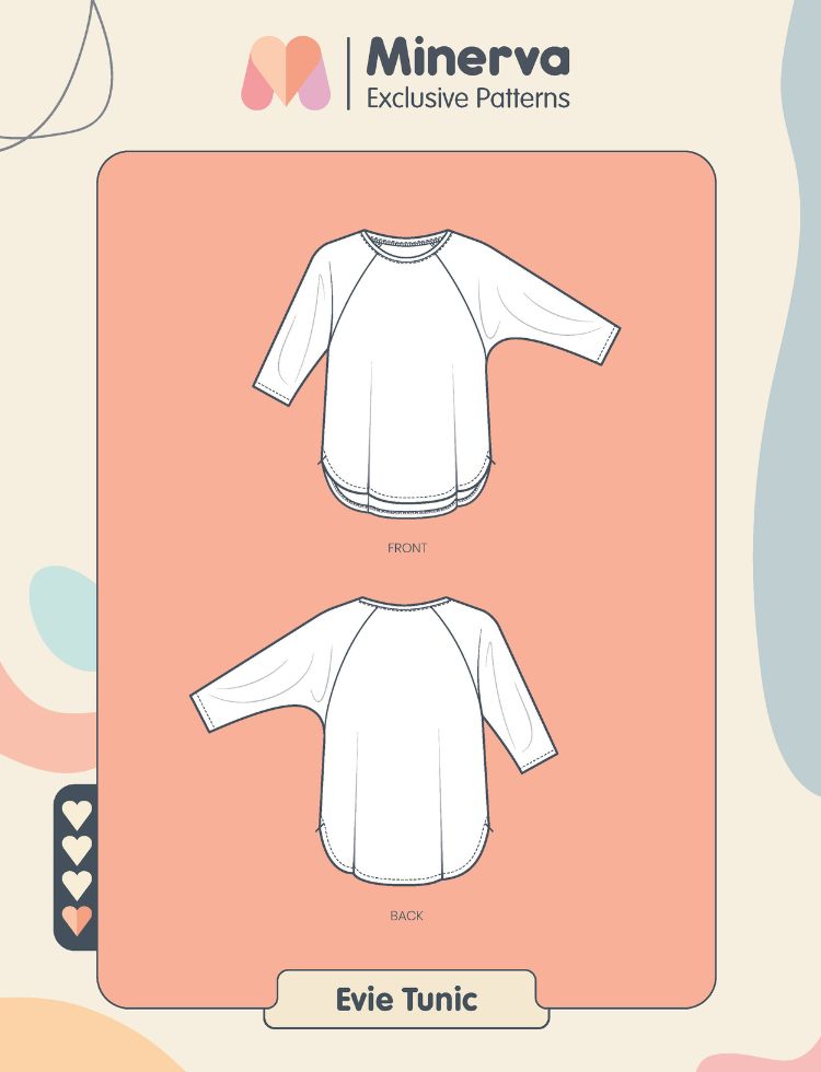 Minerva Exclusive Sewing Pattern Evie Tunic
