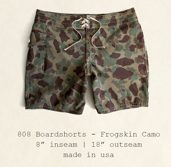 808 Boardshorts - Frogskin Camo