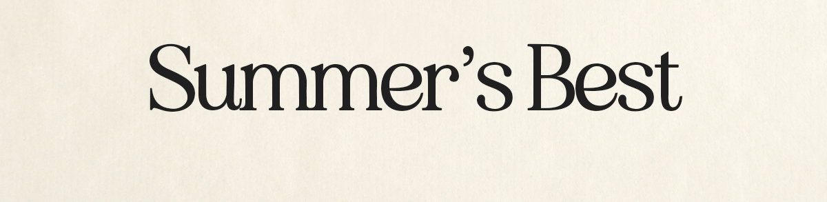 Summer's Best