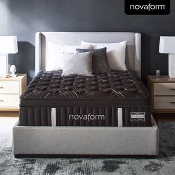 Novaform 16.5-inch Platinum Luxury Hybrid Euro Top Mattress, King
