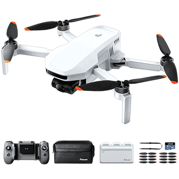 Potensic ATOM 2 4K Drone Bundle with 128GB MicroSD Card, Remote Lanyard and 2 Spare Propeller Kits