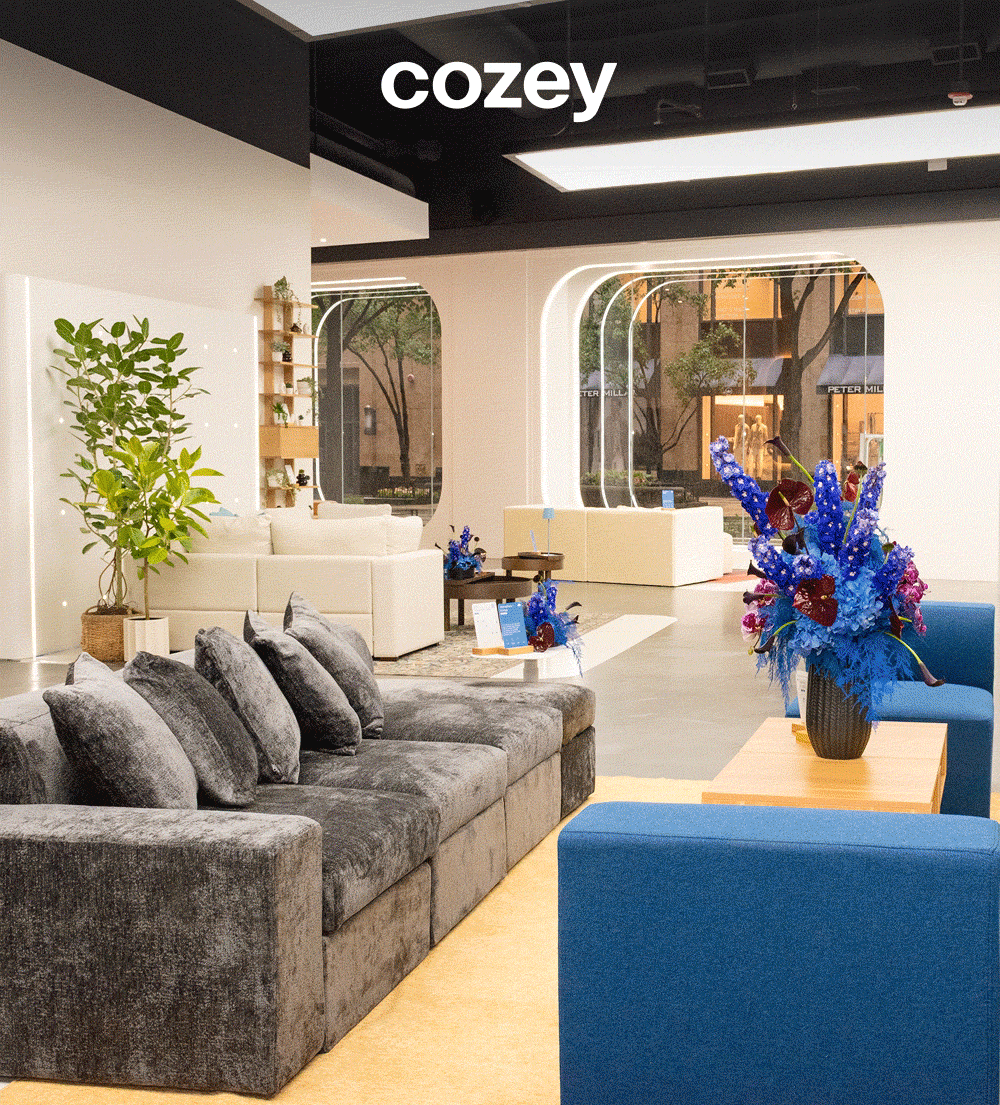 Cozey Chicago now open. We’re welcoming customers to make themselves at home in our new pop-up at 901 N Rush Street in Chicago’s Gold Coast neighborhood. Find the pop-up.