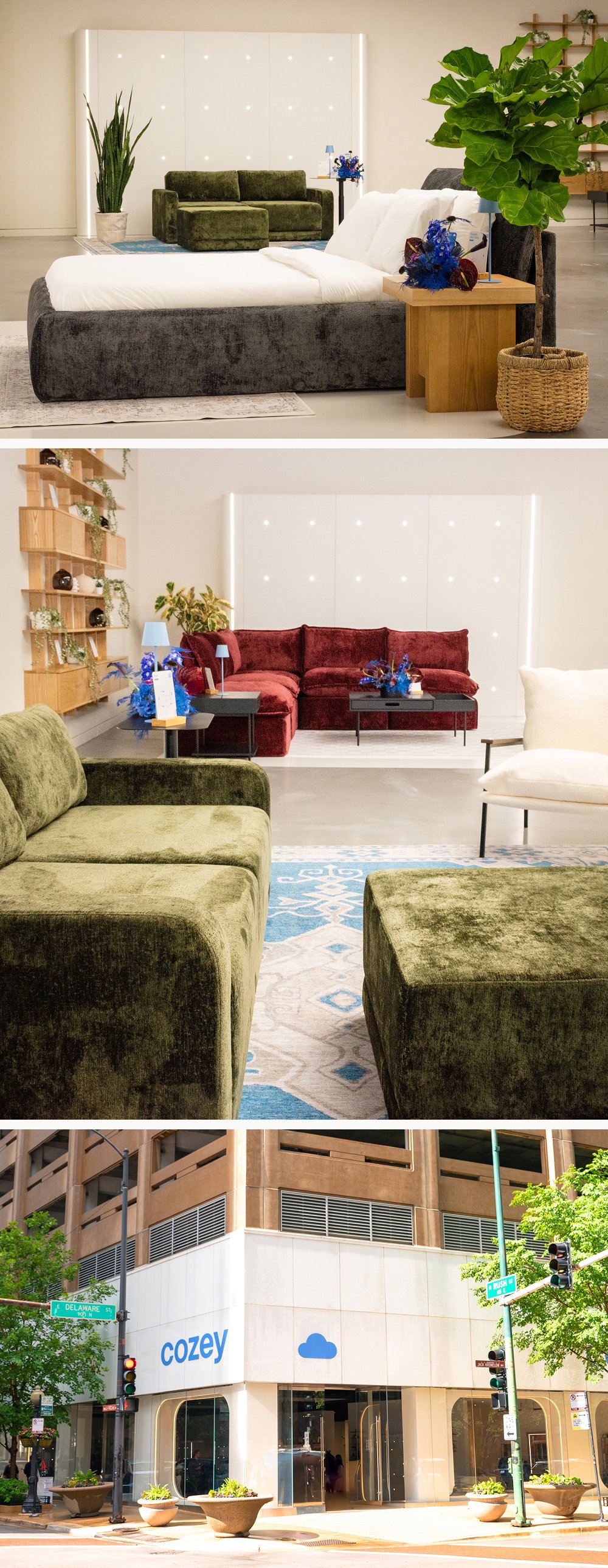 Cozey Chicago now open. We’re welcoming customers to make themselves at home in our new pop-up at 901 N Rush Street in Chicago’s Gold Coast neighborhood. Find the pop-up.