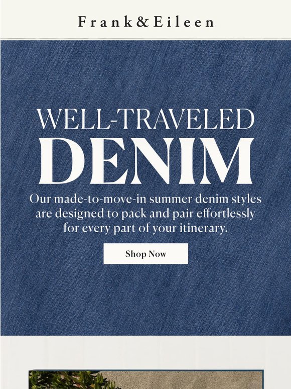 Denim to pack this summer