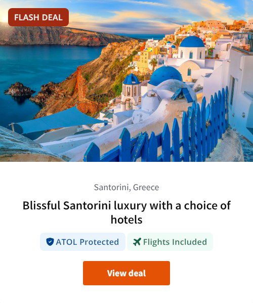 Blissful Santorini luxury with a choice of hotels