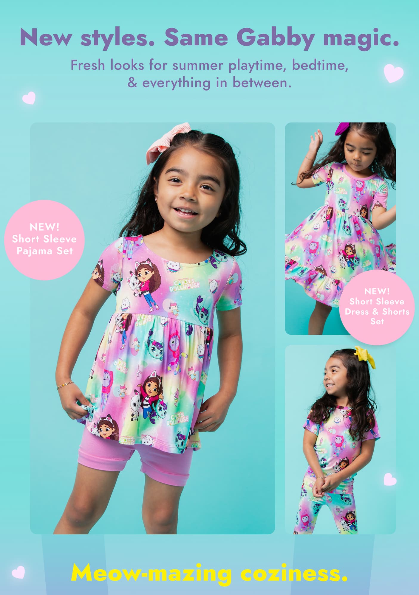 Pastels, Gabby Cats, Dollhouse Dreams, & Bamboo Softness? Let's give it a go!
