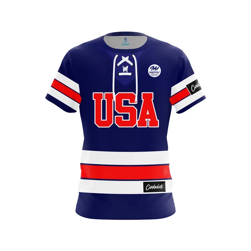Image of USA Sweater CoolWick Bowling Jersey - Motiv