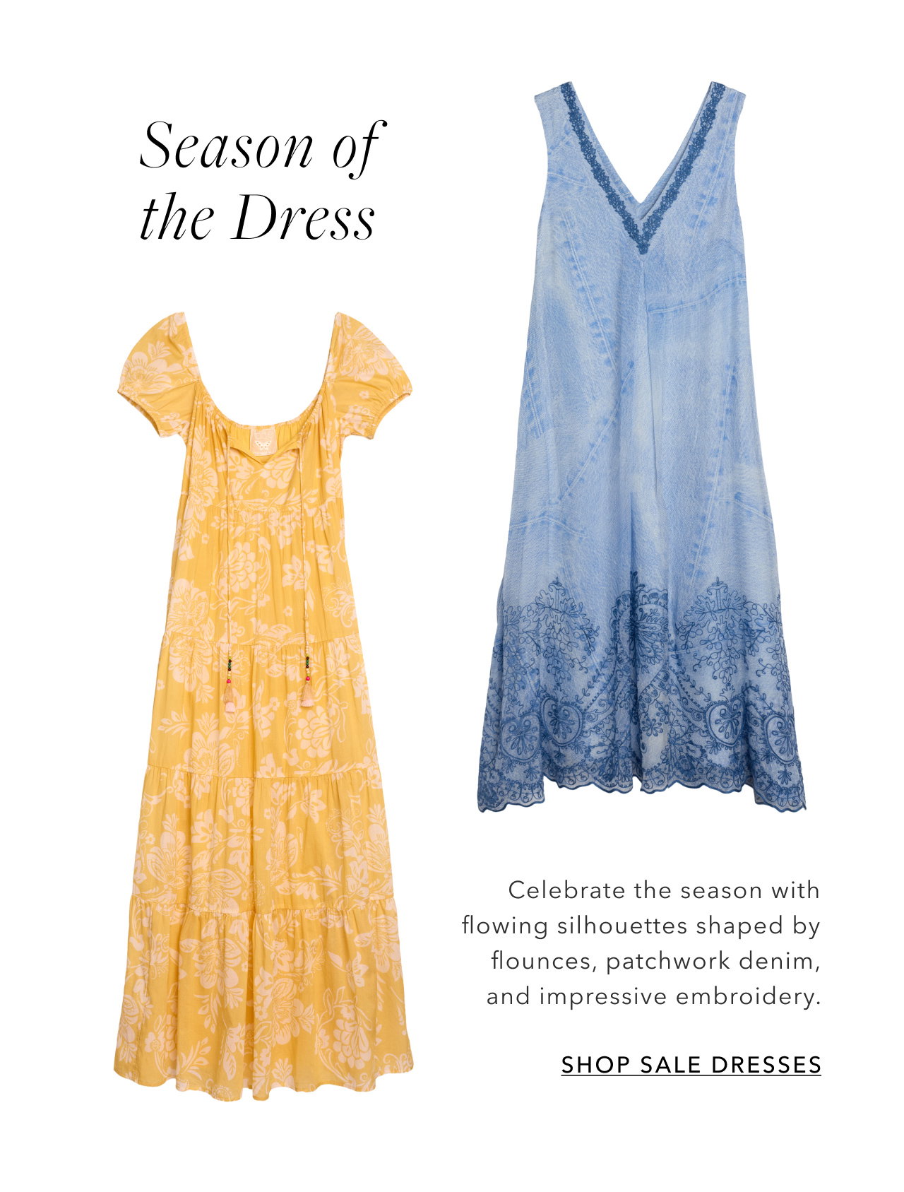 SEASON OF DRESS SHOP SALE DRESSES