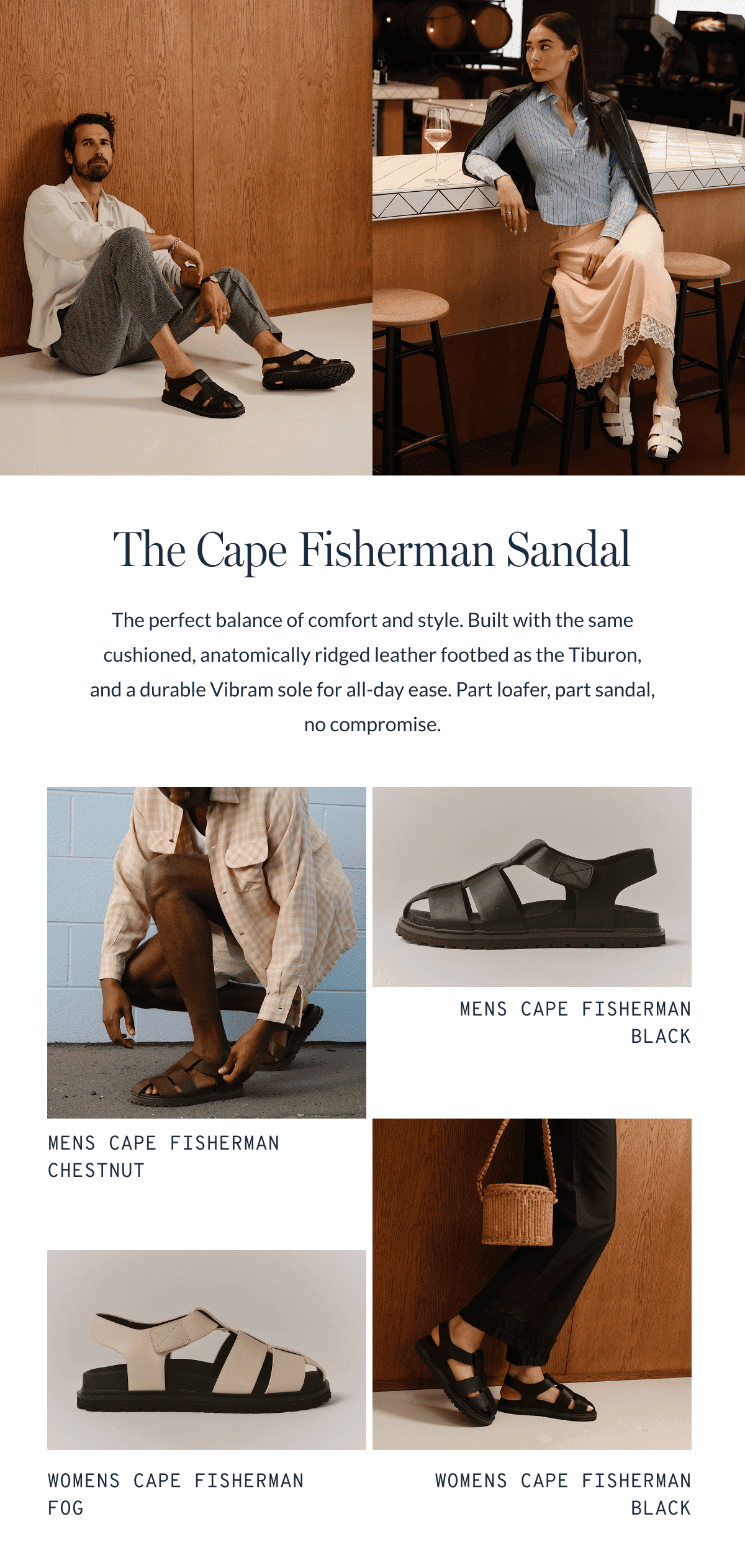 The Cape Fisherman Sandal