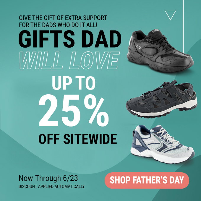 Father's Day Sale. Up to 25% Off. Give The gift of Extra Support For The Dads Who Do It All! Shop Father's Day Sale
