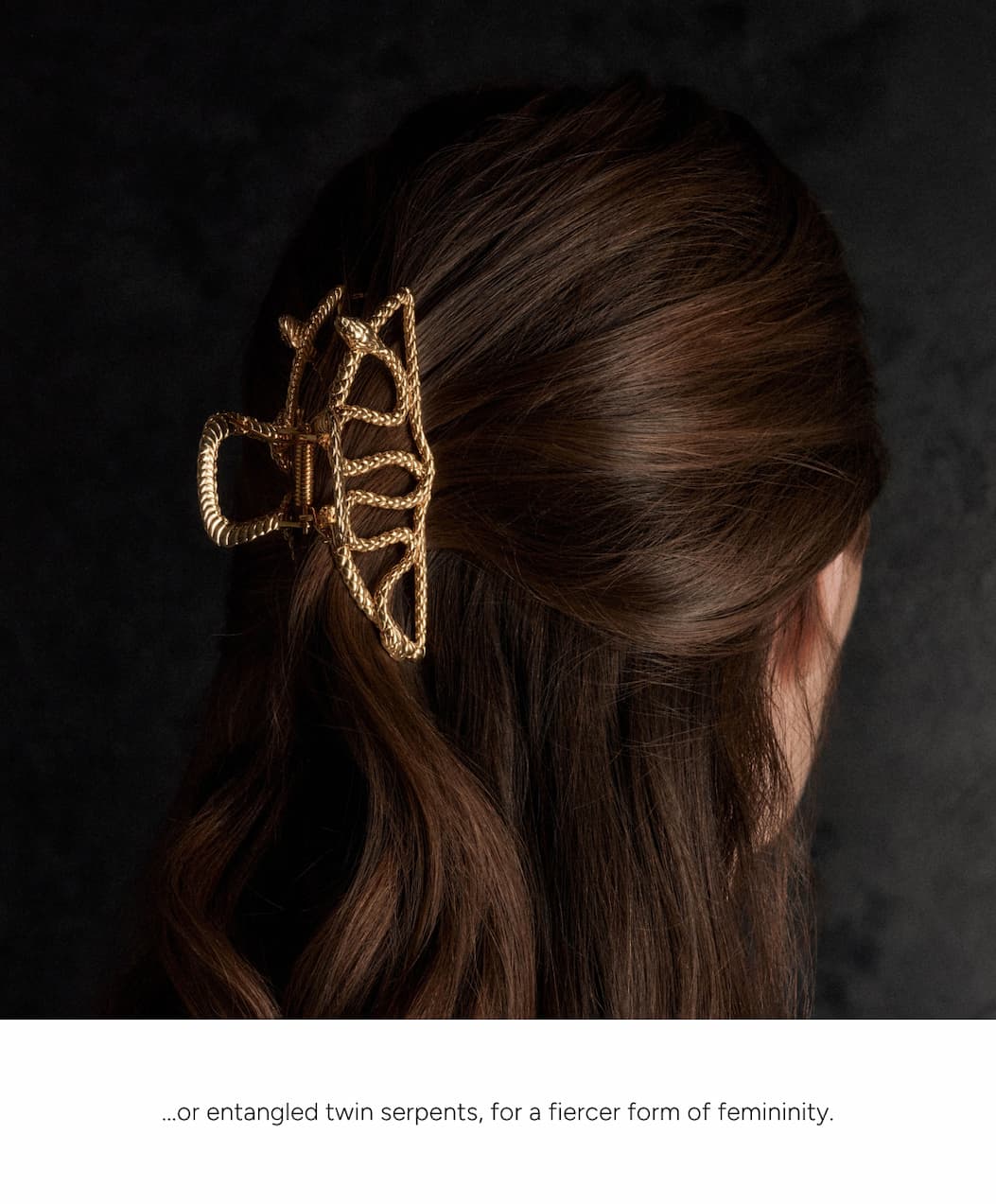 Twin Serpents Claw Clip