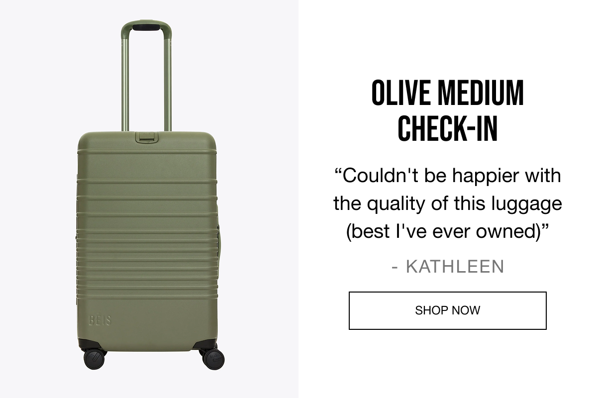Shop Olive Medium Check-In