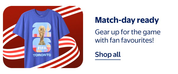 Match-day ready - Gear up for the game with fan favourites!
