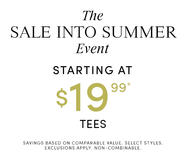 The sale into summer
