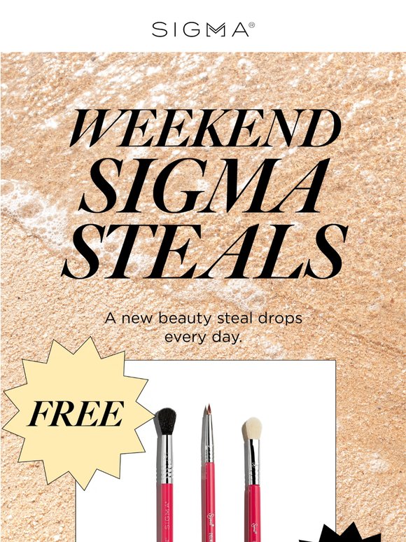 Weekend Steal: Free Mini Eye Brush Set 🤍