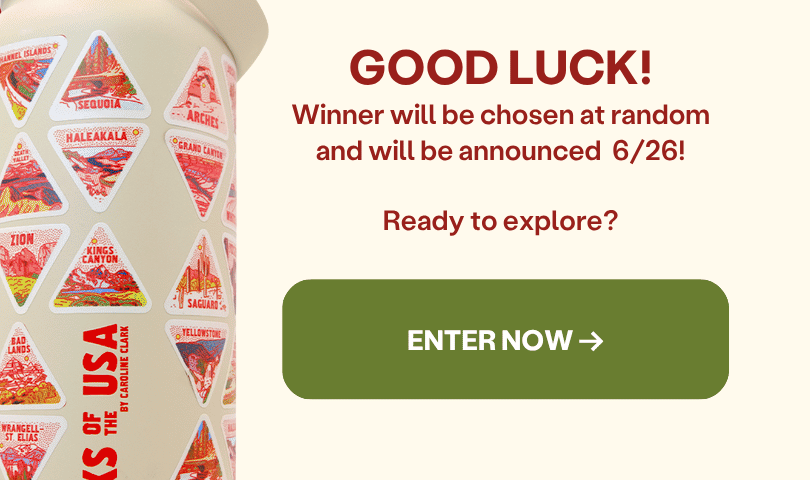 The Original Parks of the USA Bucket List Bottle | Sand Limited Edition X Caroline Clark