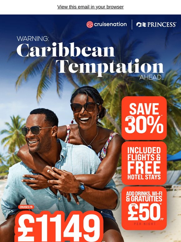 🔥 Warning: Caribbean Temptation Ahead... Up To 30% Off