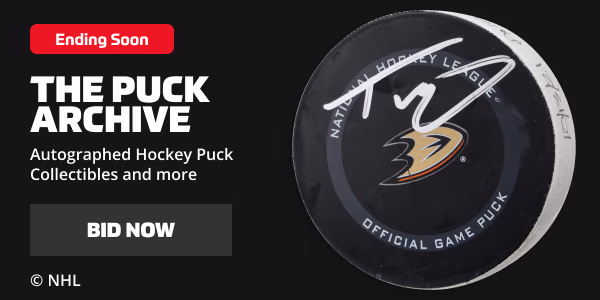 The puck archive: autographed puck collectibles and more. Click here to bid.