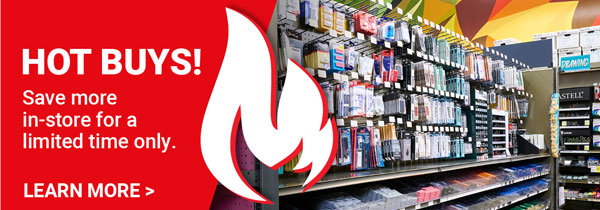 HOT BUYS! Save more in-store for a limited time only.