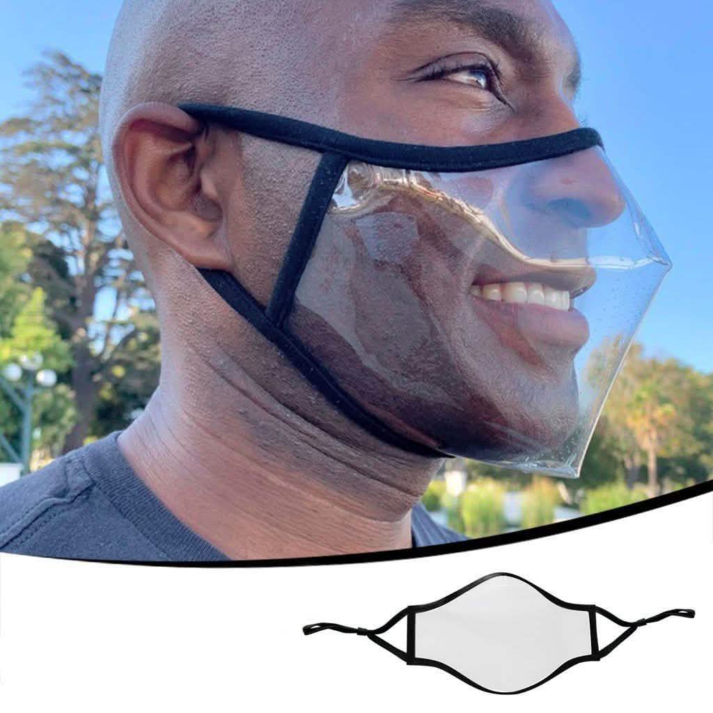 Image of 5-Pack: Transparent Face Masks