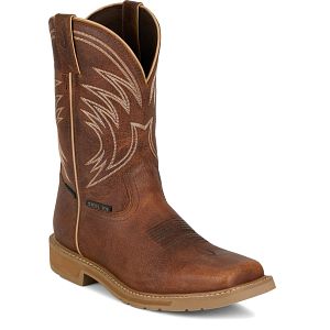 Daywork 11" Steel Toe Waterproof in Pecan (Brown).
