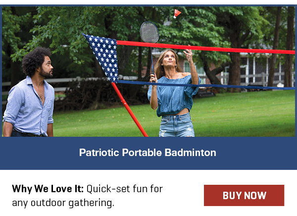 Patriotic Portable Badminton