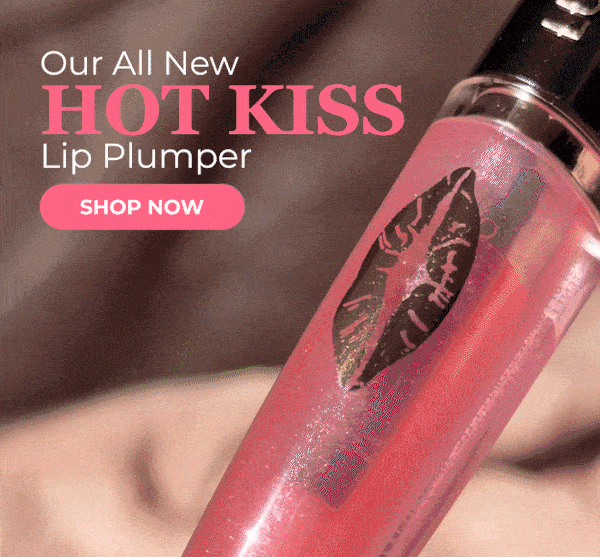 INTRODUCING HOT KISS LIP PLUMPER: Hydrates and plumps for the perfect pout!