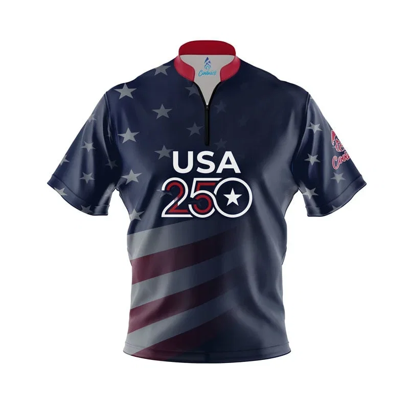 Image of USA 250 Fast Track CoolWick Bowling Jersey