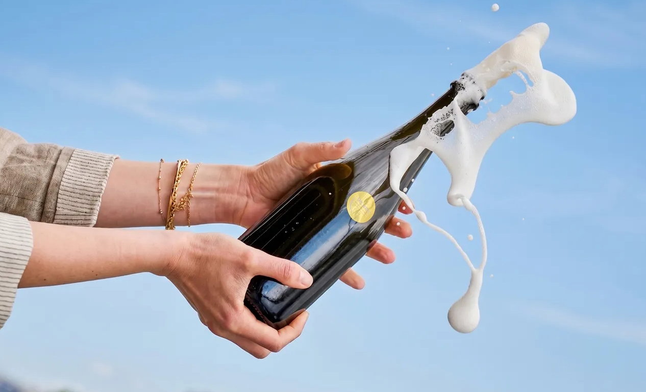 Champagne bottle