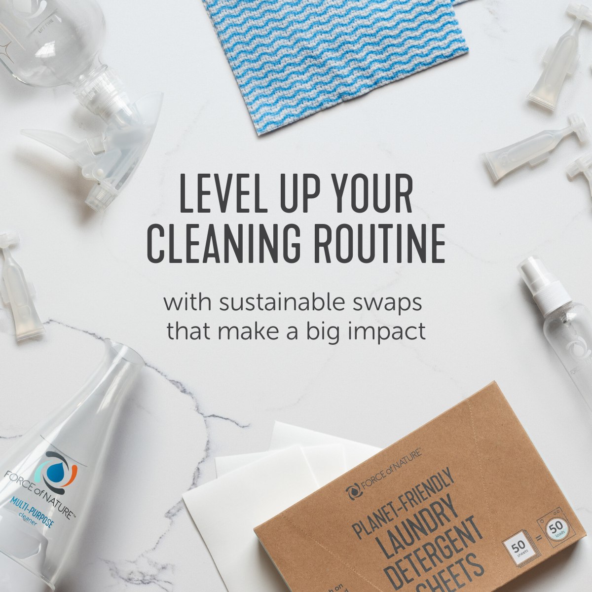 Force of Nature's sustainable swaps up your cleaning routine