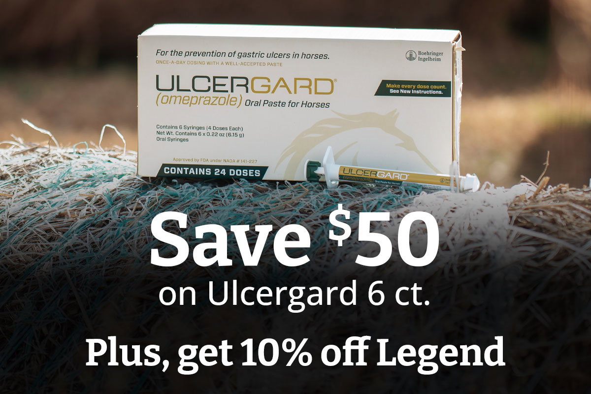 Save $50 on Ulcergard 6 ct. - Plus, get 10% off Legend
