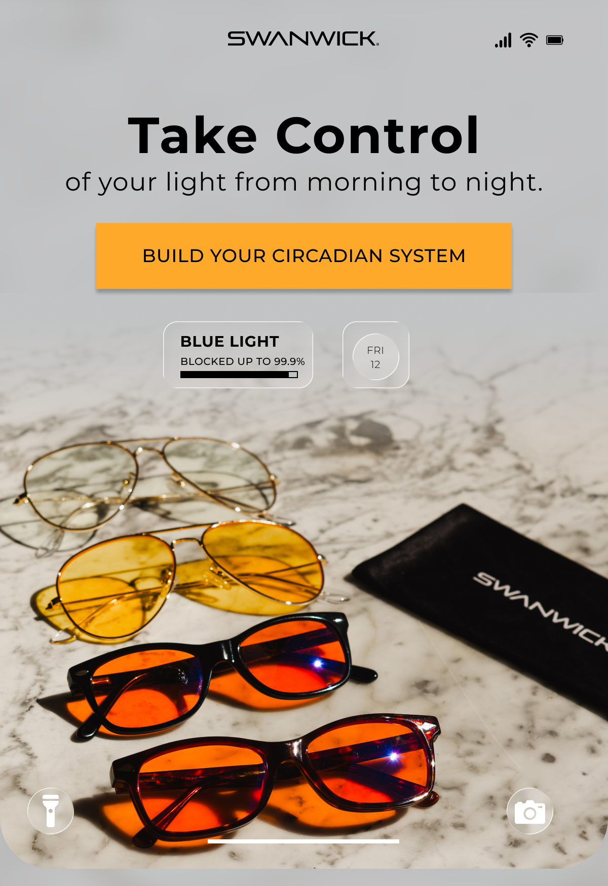 Take control of your light from morning to night. Byuld your circadian system.