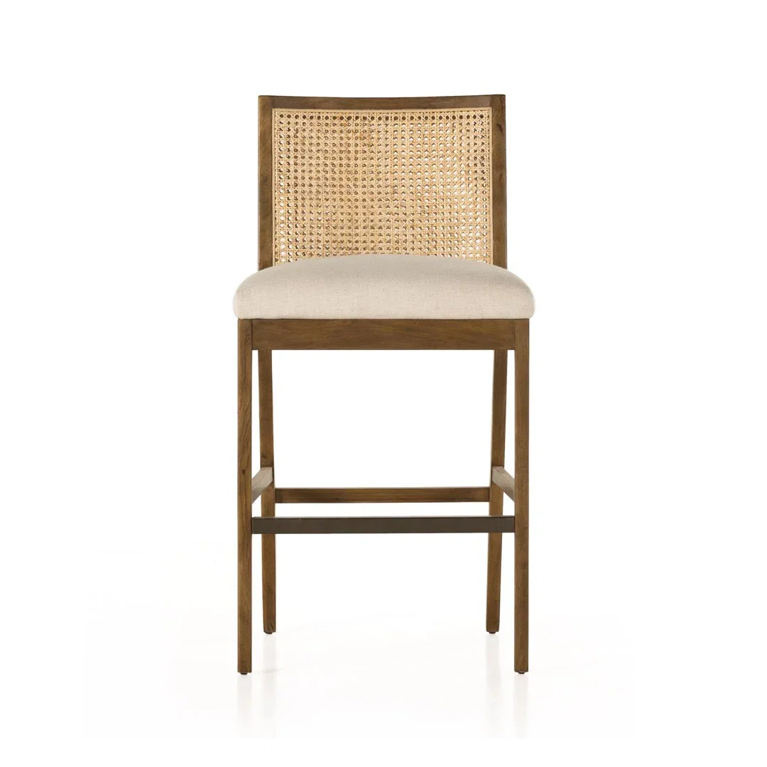 Antonia Cane Armless Counter & Bar Stool