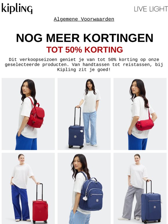 Nu nog meer kortingen 🛍️ Tot 50% korting