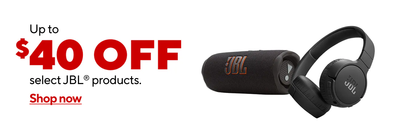 Up to $40 off JBL Earbuds, Headphones, and Speakers