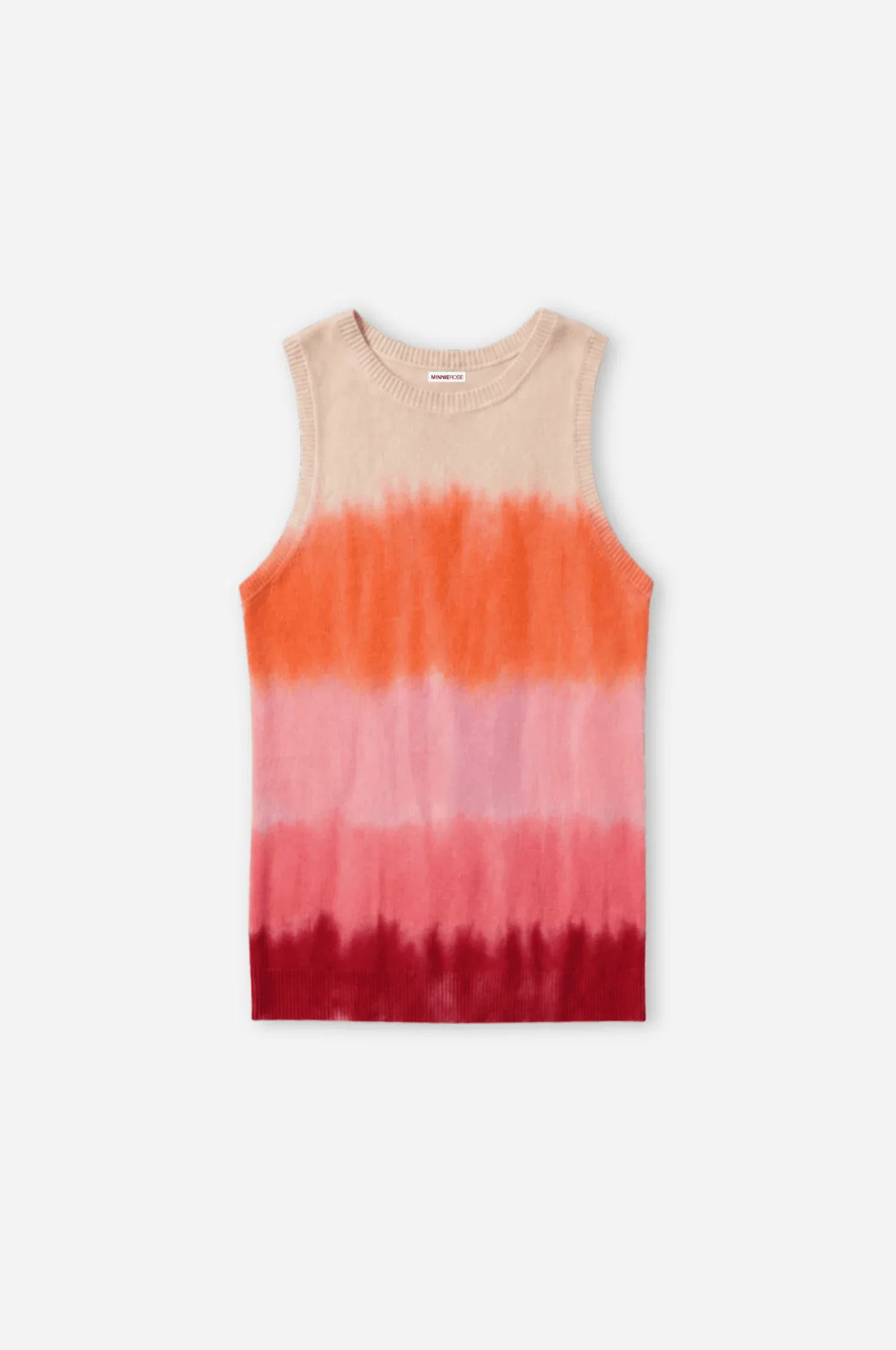 Image of Ombre Gradient Crew Neck Tank
